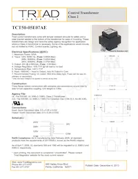 TCT50-05E07AE Datasheet Cover