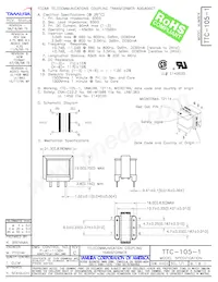 TTC-105-1 Datasheet Cover