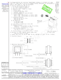 TTC-108N Datasheet Cover