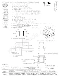 TTC-109N Datasheet Cover