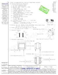 TTC-110 Datasheet Cover