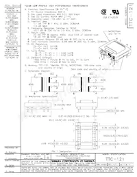 TTC-121 Datasheet Cover
