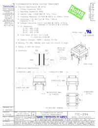 TTC-294 Datasheet Cover
