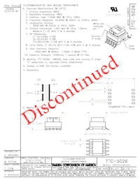 TTC-5026 Datasheet Cover