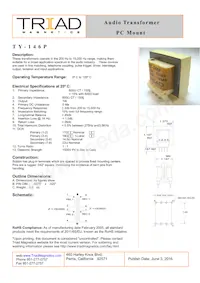 TY-146P-B Datasheet Cover