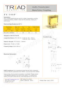 TY-300P-B Datasheet Cover
