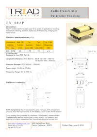 TY-403P-B Datasheet Cover