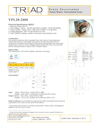 VPL28-2000數據表 封面