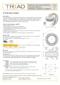 VPM100-5000數據表 封面