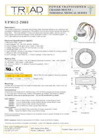 VPM12-2080 Datasheet Copertura
