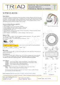 VPM12-8330 Datasheet Cover