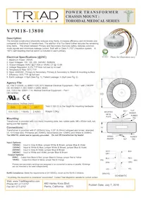 VPM18-13800 Datasheet Copertura
