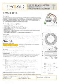 VPM24-1040 Datasheet Copertura