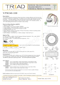 VPM240-100 Datenblatt Cover