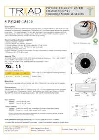 VPM240-15600 Datasheet Copertura