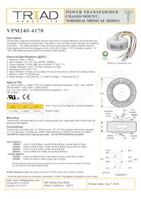 VPM240-4170 Datasheet Copertura