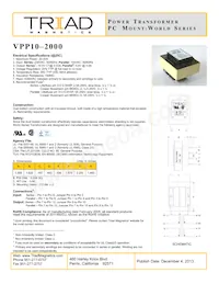 VPP10-2000-B Datasheet Copertura