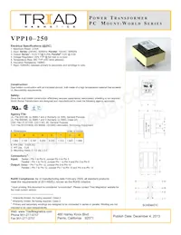 VPP10-250-B數據表 封面