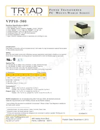VPP10-500-B數據表 封面