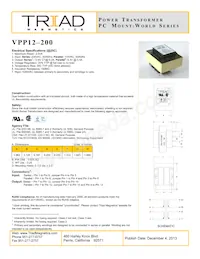 VPP12-200-B數據表 封面