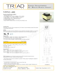 VPP12-400-B Datasheet Cover