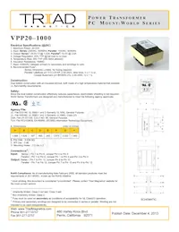 VPP20-1000-B數據表 封面