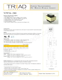 VPP36-280-B 데이터 시트 표지