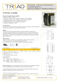 VPS10-13000-B Datasheet Copertura