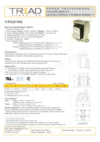 VPS28-900-B Datasheet Copertura