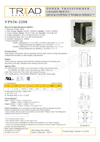 VPS36-2200-B Datasheet Copertura