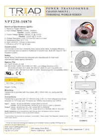 VPT230-10870數據表 封面