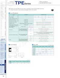 2R5TPE220MDGB Datasheet Copertura