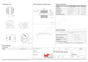 744773115 Datasheet Cover