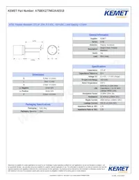 A758EK277M0JAAE018 Datasheet Cover