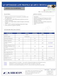 ABM12-116-26.000MHZ-T3 Datasheet Cover