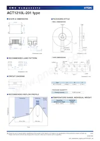 ACT1210L-201-2P-TL00 Datasheet Page 3