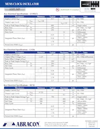 ASFLMPLP-25.000MHZ-C-T Datasheet Page 2