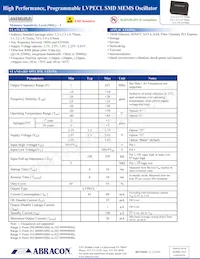 ASTMUPLPV-500.000MHZ-LJ-E-T3 Datasheet Cover