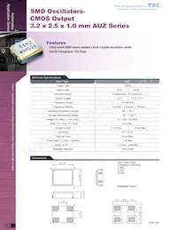 AUZ-32.768KDE-T Datasheet Copertura