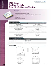 AZ-37.400MEQQ-T Datasheet Cover