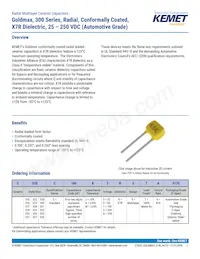 C322C105K5R5TA91707301 Datasheet Cover