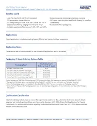 C322C105K5R5TA91707301 Datasheet Pagina 2