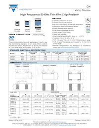CH0402-25RJFPA Datasheet Cover