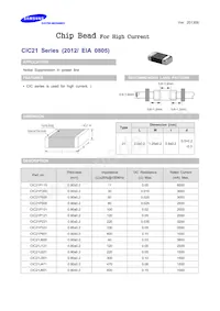 CIC21P300NE Datasheet Cover