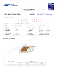 CL10C151FB8NNNC Datenblatt Cover