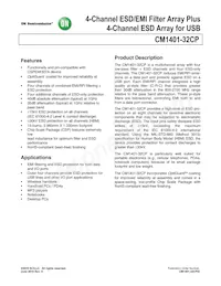 CM1401-32CP Datasheet Cover
