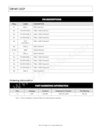 CM1401-32CP Datasheet Page 3