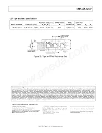 CM1401-32CP Datasheet Page 12