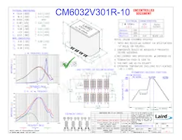 CM6032V301R-10 Datasheet Cover