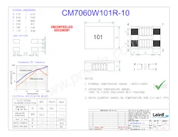 CM7060W101R-10 Datasheet Copertura